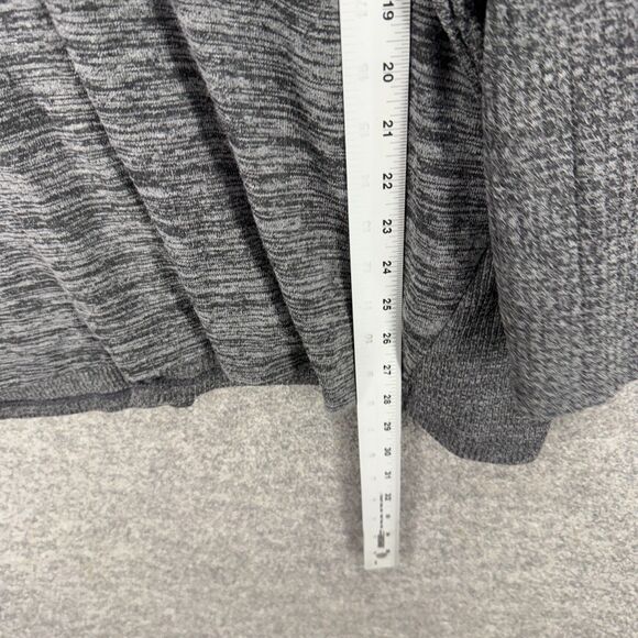 Terra & Sky Sweater Pullover Women 3X Plus Gray Knit V-Neck Long Sleeve Rayon - Picture 6 of 7